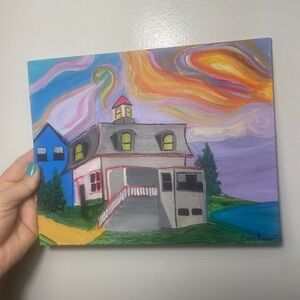 Hocus Pocus fan art acrylic on canvas wall decor 8 x 10 inches Halloween decor